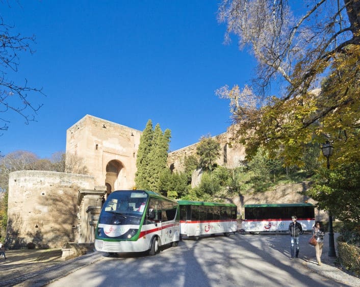 Granada City Tour Tourist Train - <br> 1 Trip (No Hop on-hop off)